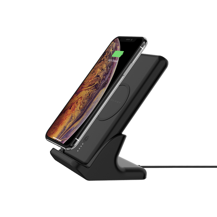 شاحن لاسلكي و باور بانك 10000 م امبير 18 وات PD للشحن السريع - Powerology