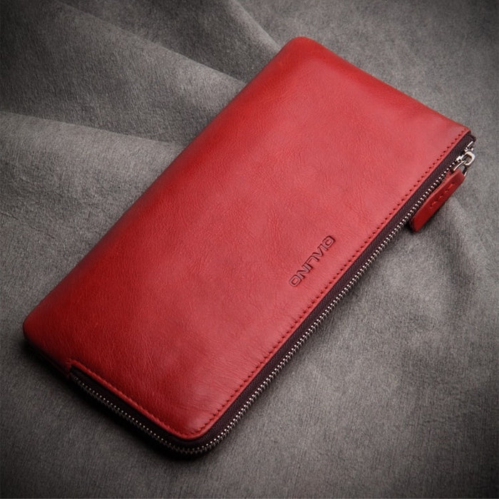 Genuine Leather Handmade Case for iPhone / Samsung / Oppo / Huawei - Qialino