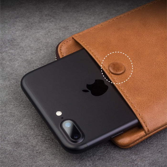 Genuine Leather Handmade Case for iPhone / Samsung / Oppo / Huawei - Qialino