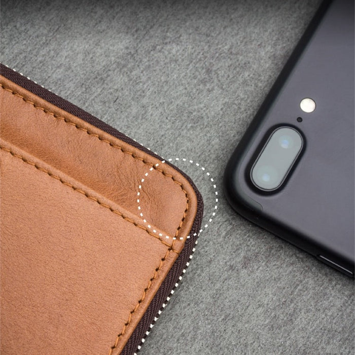 Genuine Leather Handmade Case for iPhone / Samsung / Oppo / Huawei - Qialino