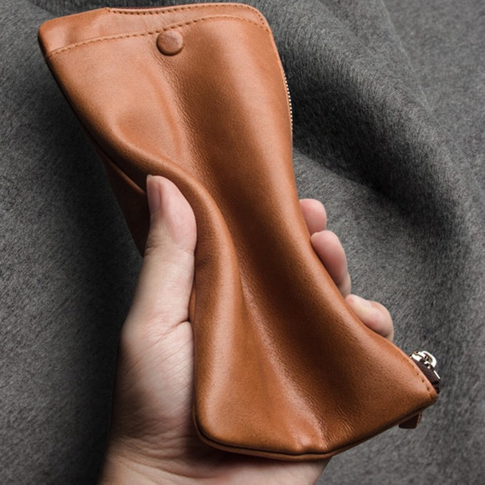 Genuine Leather Handmade Case for iPhone / Samsung / Oppo / Huawei - Qialino