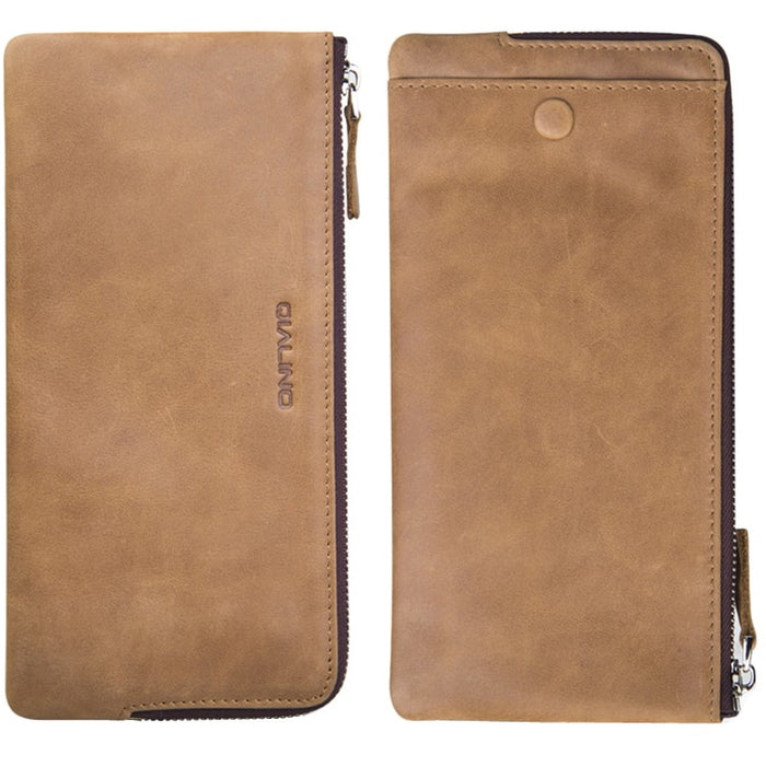 Genuine Leather Handmade Case for iPhone / Samsung / Oppo / Huawei - Qialino