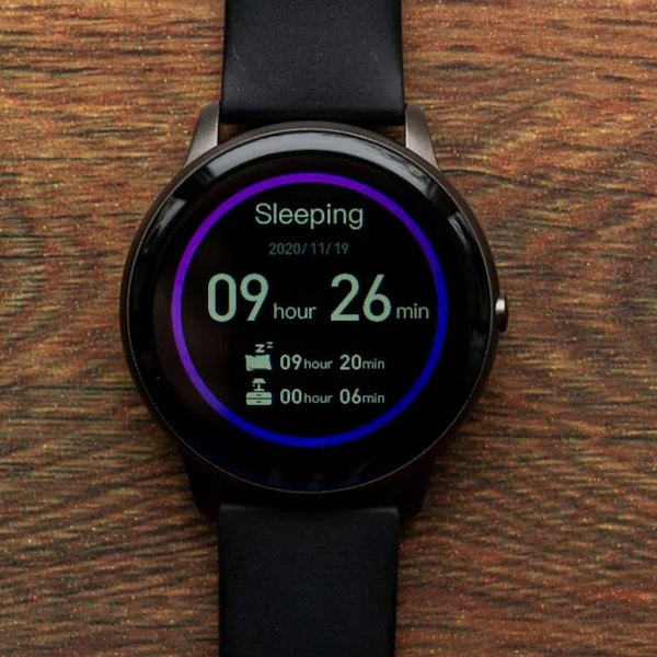 ساعة يد ذكية رياضية من شاومي KW66 ضد الماء وقياس ضربات القلب ودعم اللغه العربيه مع ٢ باند اسود واخضر