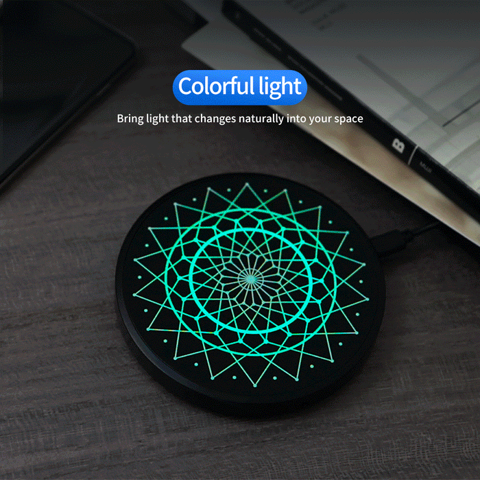 باور كولور (Magic Array) 15 وات - شاحن لاسلكي سريع  لايفون وسامسونج وهواوي - نيلكين