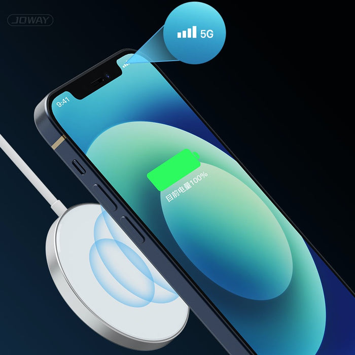 شاحن Magsafe لاسلكي سريع 15 وات لأيفون - Joway