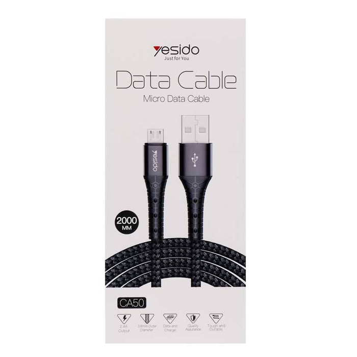 2M  Fast Charging USB-C Data Cable - YESIDO
