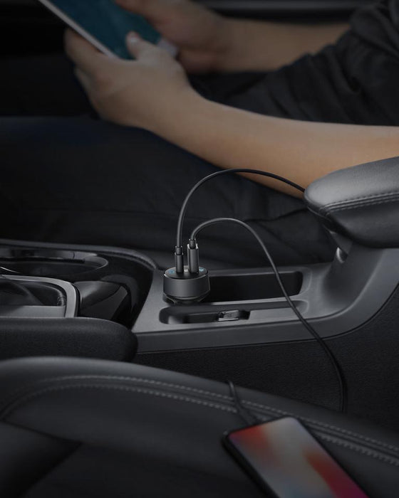 30W Fast Car Charger  USB-C (PD) / USB-A for iPhone and Samsung - Anker