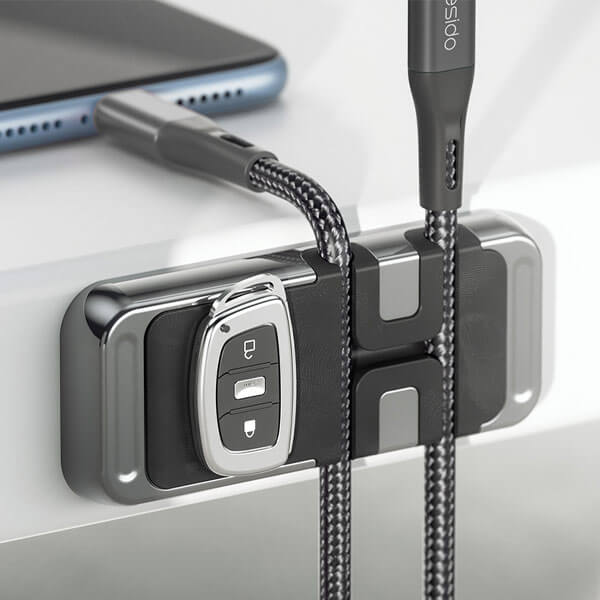 Magnetic Car / Office Holder, Adhesive Mount, Cable Organizer - YESIDO