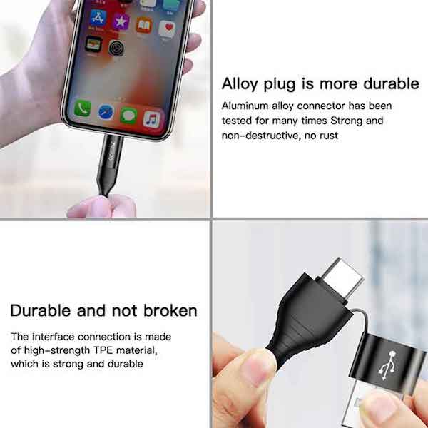 4-in-1 Multi-Use Fast Charging Cable Up To 60W - YESIDO