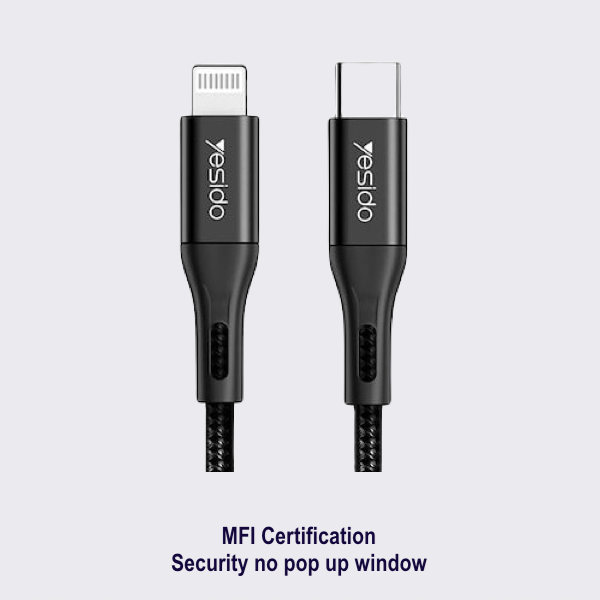 Fast Charging iPhone Lightning Cable (MFI Certified) - YESIDO