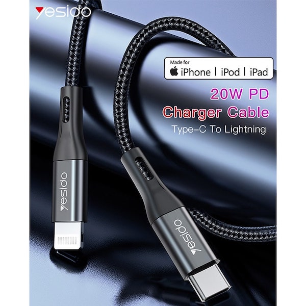 Fast Charging iPhone Lightning Cable (MFI Certified) - YESIDO