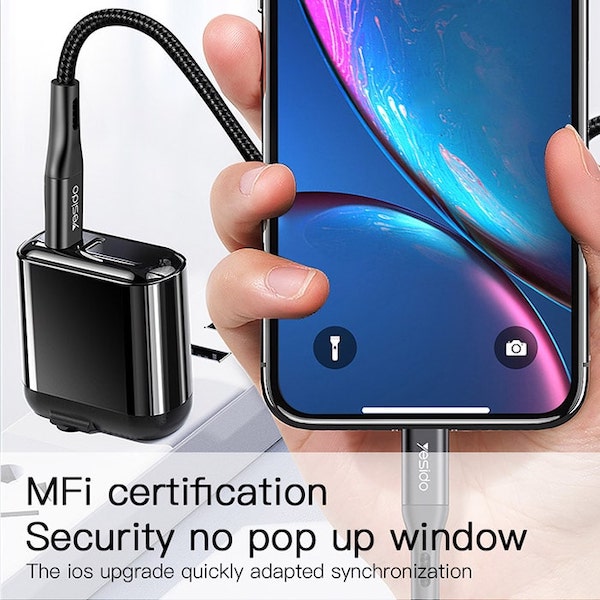 Fast Charging iPhone Lightning Cable (MFI Certified) - YESIDO