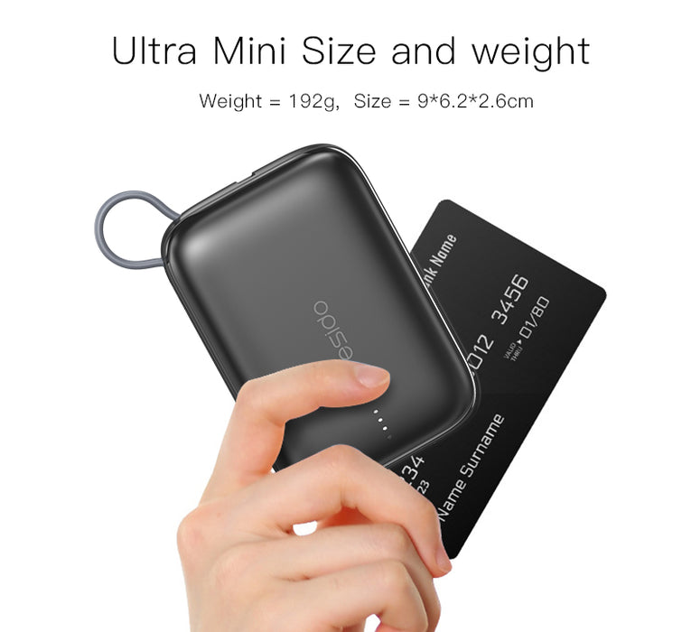 Smallest Power Bank PD/USB-C Fast Charging 10000 mAh - Yesido
