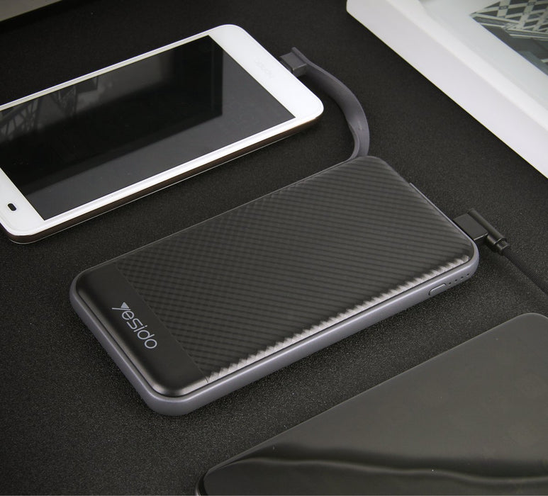 Power Bank 10000 mAh Fast Charging 18W for iPhone / Samsung - YESIDO