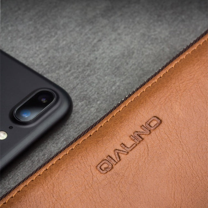 Genuine Leather Handmade Case for iPhone / Samsung / Oppo / Huawei - Qialino