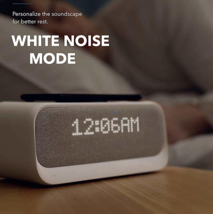 Wakey Bluetooth Speaker with Alarm Clock / FM Radio / Wireless Charger - Soundcore