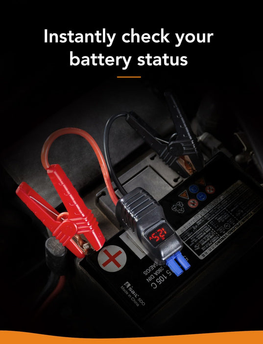 Car Jumper in Case of Battery failure  800A with Power Bank & Emergency Light - ROAV
