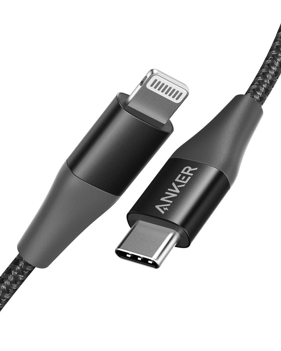 كابل ايفون أنكر  USB-C إلى Lightning معتمد من ابل MFI  بطول 1م