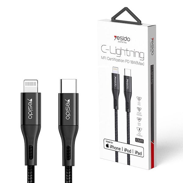 Fast Charging iPhone Lightning Cable (MFI Certified) - YESIDO